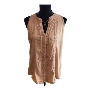 Meadow Rue Bohemian Sleeveless Top Size: Medium